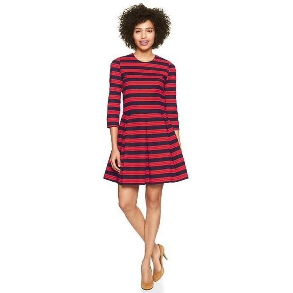 NWT Red and Blue Striped GAP Dress